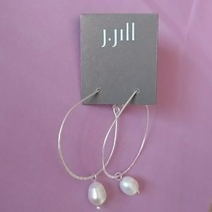 J Jill Pearl drop Earrings NWT